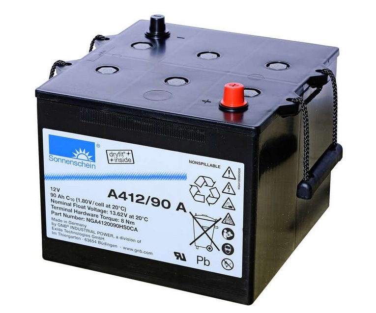 Bild Sonnenschein A412/90 A – 12 V 90 Ah VRLA-Gel-Batterie