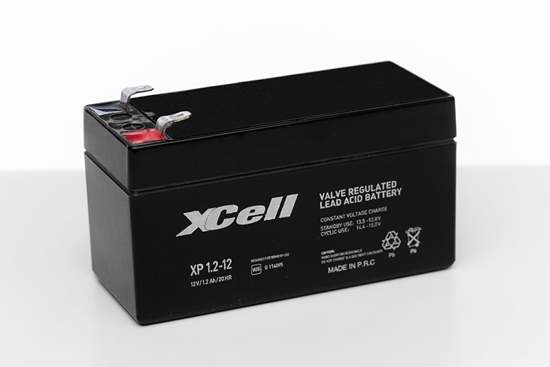 Bild XCELL XP1.2-12 Bleiakku mit VdS Zulassung – 12 V und 1,2 Ah