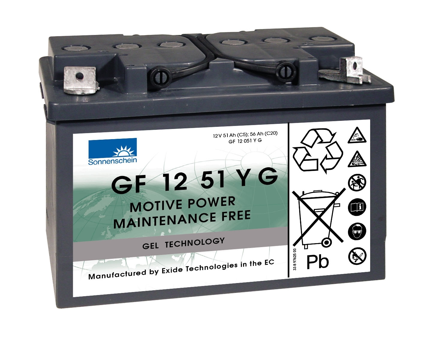 Sonnenschein Bleiakku GF 12 051 YG1 inkl. MTZ