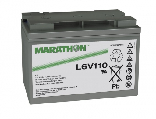 Exide Marathon Bleiakku L6V110 inkl. MTZ