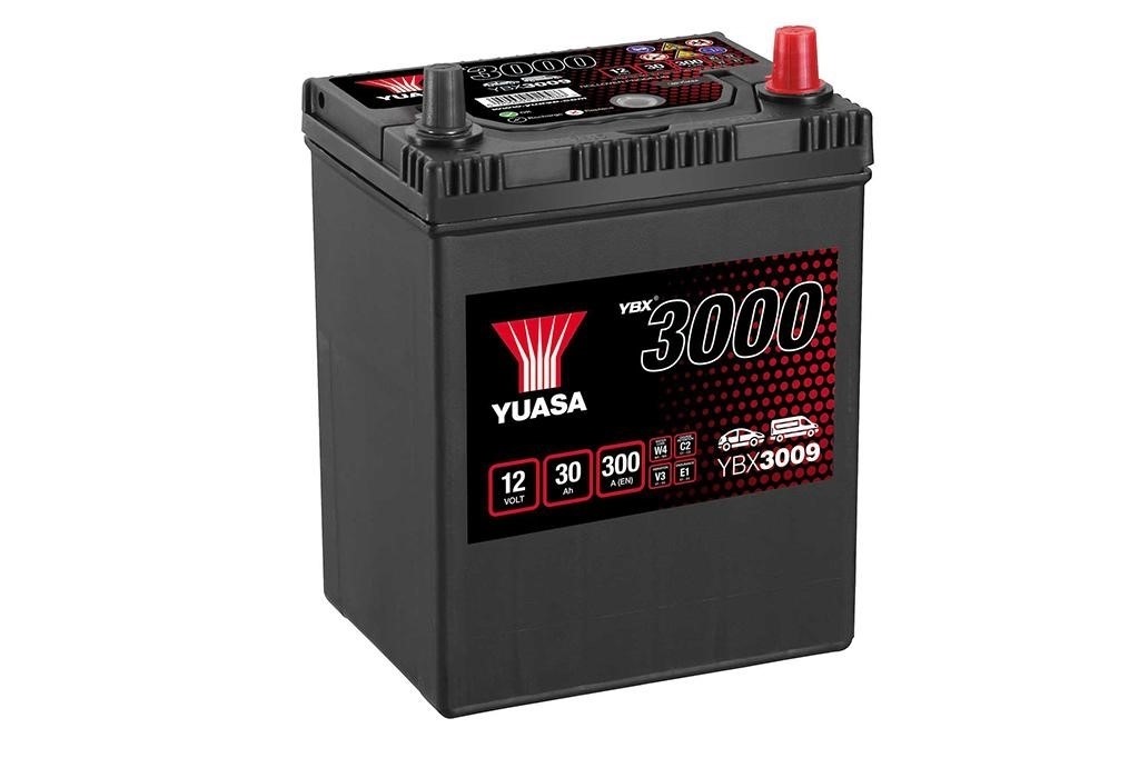Bild Yuasa Auto Batterie YBX3009 12V 30Ah 300A Maße: 167x127x224