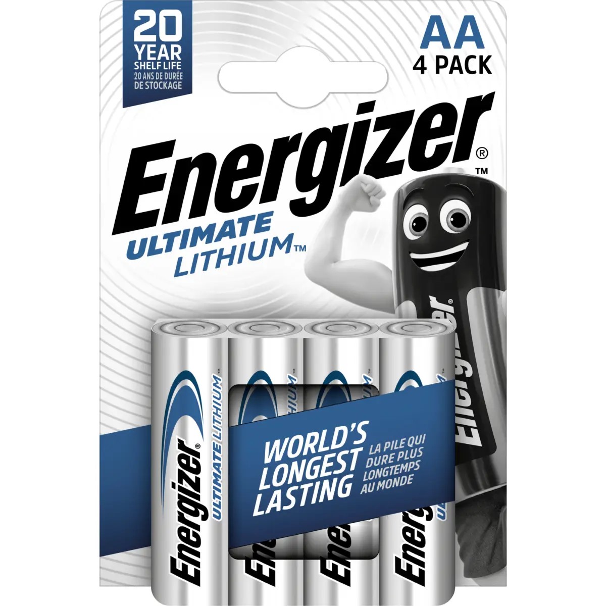 Produktbild Energizer Ultimate Lithium Rundzelle L91 - 4er-Blister - L91ULTIMATEB4