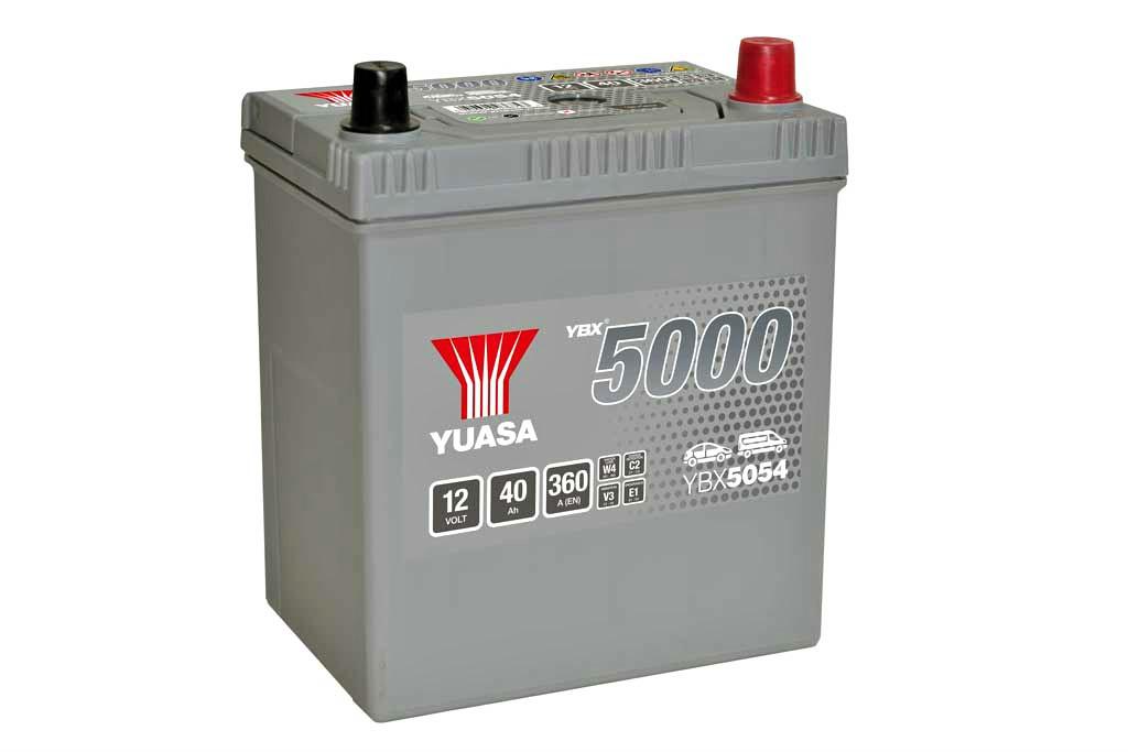 Yuasa Auto Batterie YBX5054 (DIN53520) 12V/40Ah C20