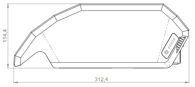 LiIon Ersatz Batterie für Bosch Active/Performance Line