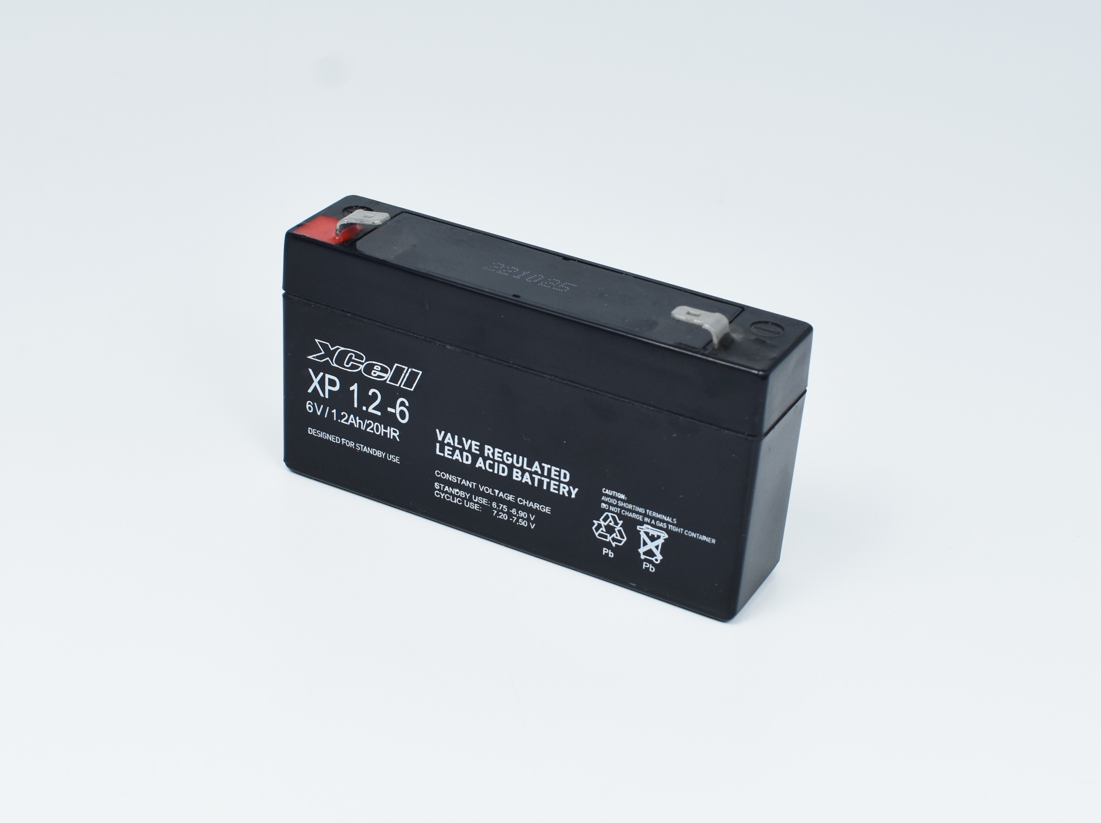 Bild XCELL XP1.26 Bleiakku mit 6V und 1,2Ah Kapazität