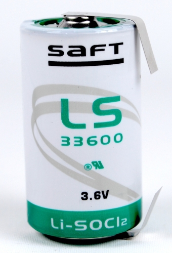 Saft Lithium Rundzelle LS 33600 LF-U
