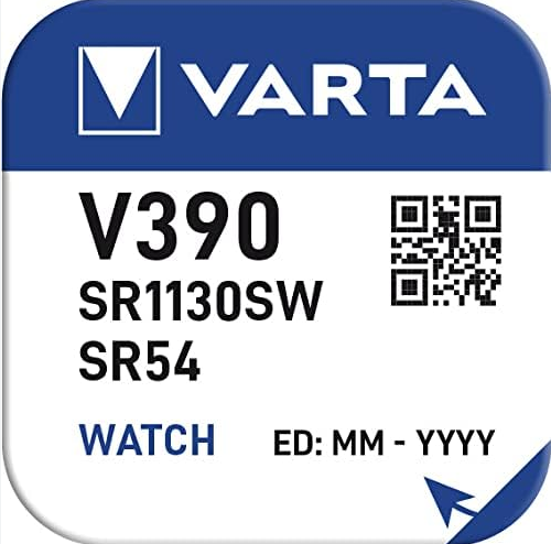 Varta Uhrenbatterie 390 / SR1130W (High Drain)