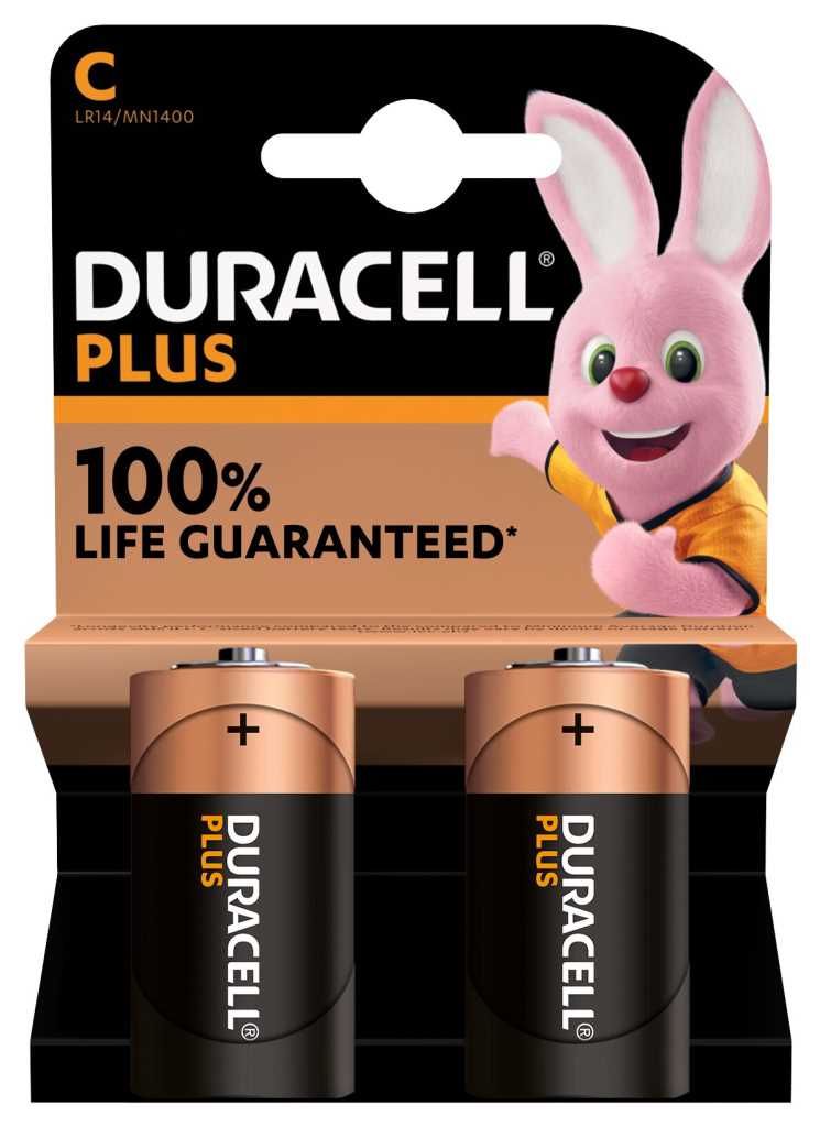 Duracell Plus Alkaline Batterie MN1400 - Leistungsstarke Energie im 2er-Blister