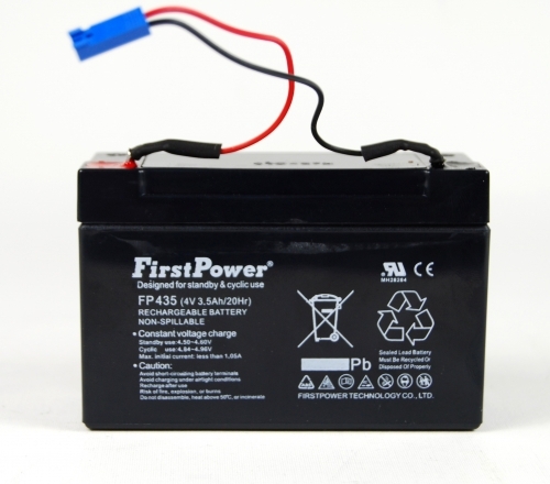 074601 R&B wartungsfreie Bleibatterie 4V/3,5Ah 074601 R&B wartungsfreie Bleibatterie 4V/3,5Ah