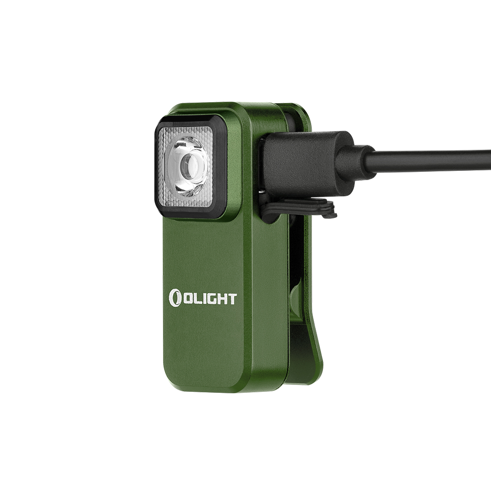 OLight Oclip OD green Mobile LED Kleinleuchte mit Clip und Magnet