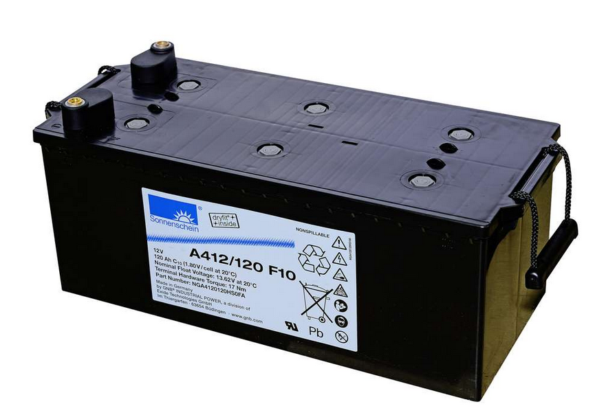 Sonnenschein Bleiakku A412/120 F10 inkl. MTZ – Hochwertiger Gel-Akku für zuverlässige Energieversorgung