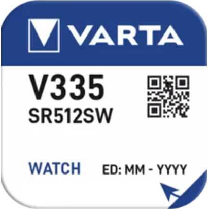Varta Uhrenbatterie 335 / SR512SW (Low Drain)