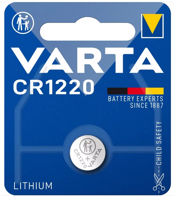 VARTA Lithium Knopfzelle CR1220 3V (Einzelblister)