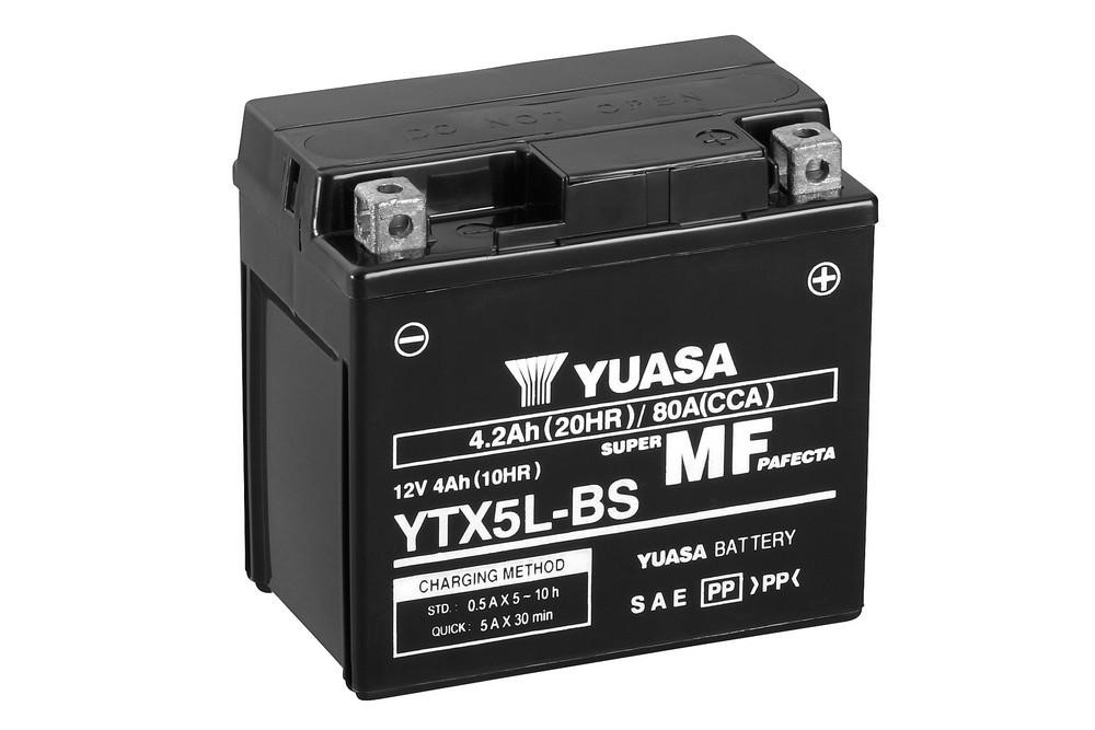 Bild Yuasa Motorrad Batterie  YTX5L     12V/4,2Ah