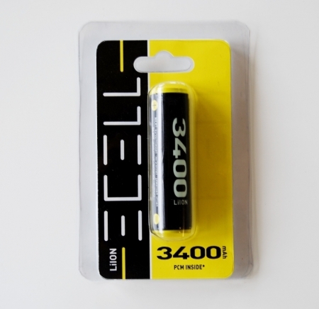 ECELL LiIon 18650-3400 mAh Akku inkl. PCB (Panasonic Inside) - Zuverlässige Energie mit hochwertiger Panasonic-Zelle