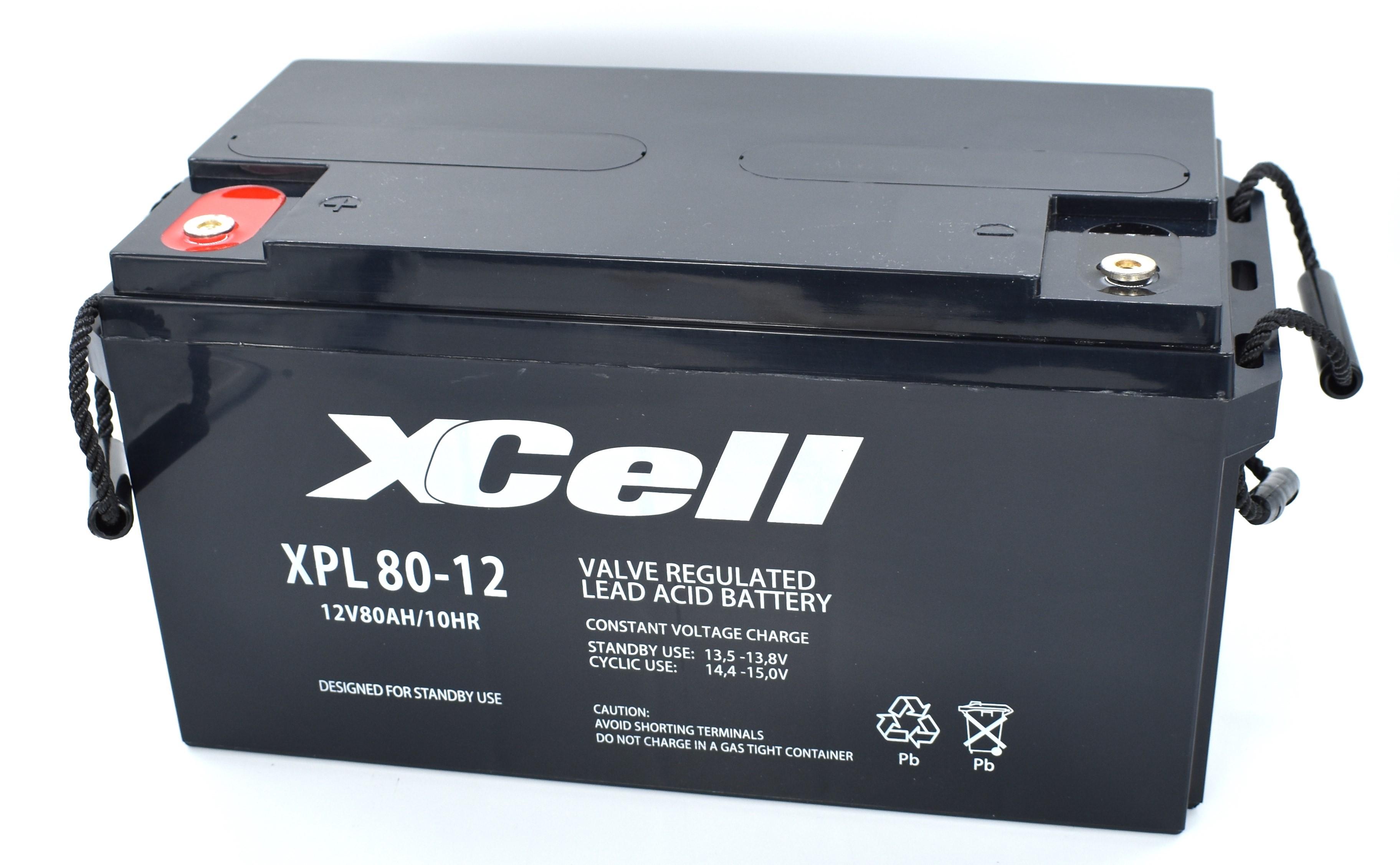 Bild XCELL XPL80-12 Long Life Bleiakku mit 12 V und 80 Ah