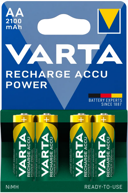 Varta NiMH-Longlife Akku 56706 4er-Blister - Zuverlässige Wiederaufladbare Akkus für Dauerhafte Leistung