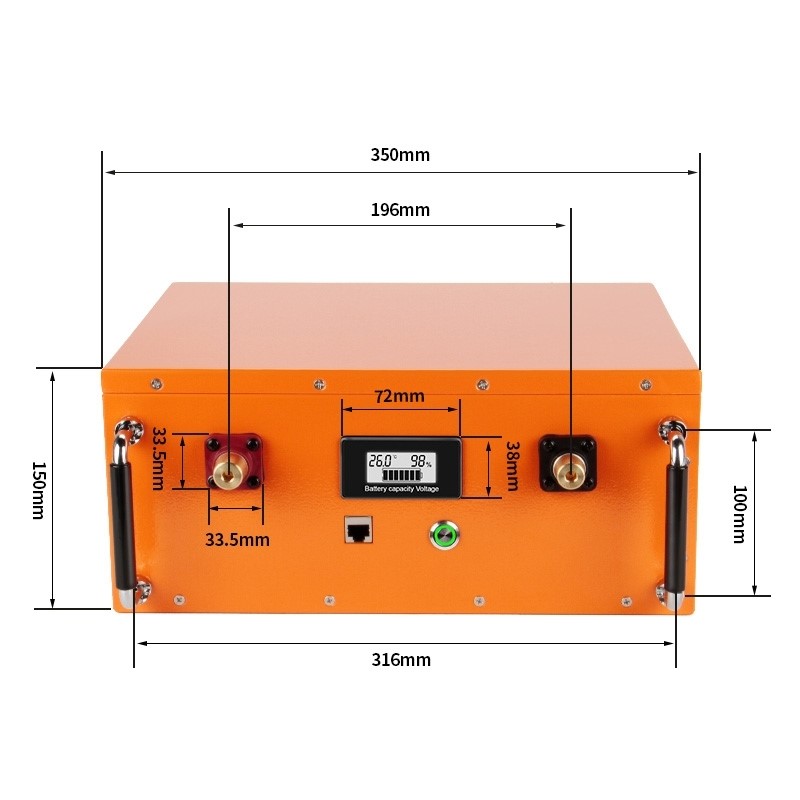 CBT VB001 Caravaning Batterie 2200Wh mit Bluetooth und integriertem Batterie Management System (BMS)