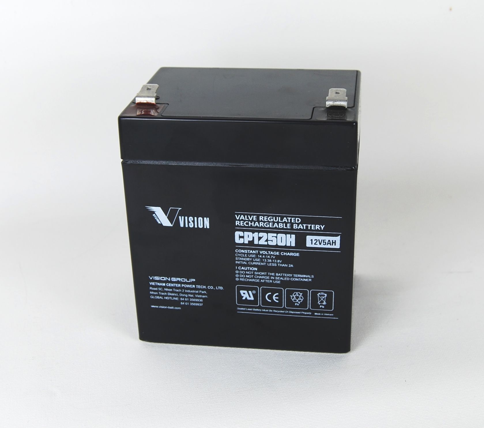 Bild Vision Bleiakku CP1250HF2 mit 12V und 5Ah