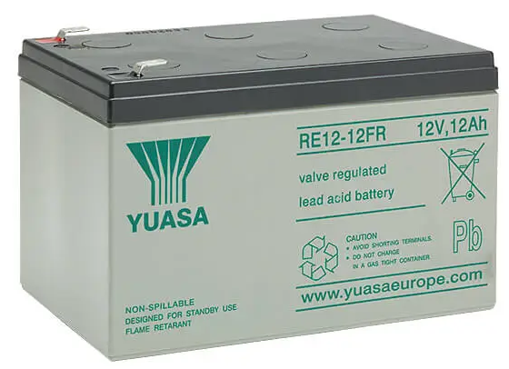 Bild Yuasa RE12-12FR Bleiakku mit 12V und 12Ah