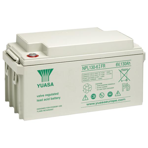 Yuasa NPL130/6IFR Bleiakku mit 6V und 130Ah