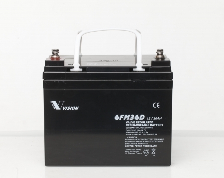 Bild VISION Bleiakku 6FM36DX mit 12V und 36Ah