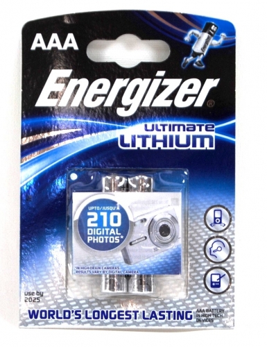 Energizer Lithium Rundzelle L92 im 2er-Blister