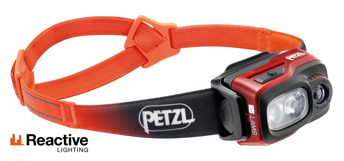 Bild PETZL  SWIFT RL Stirnlampe orange