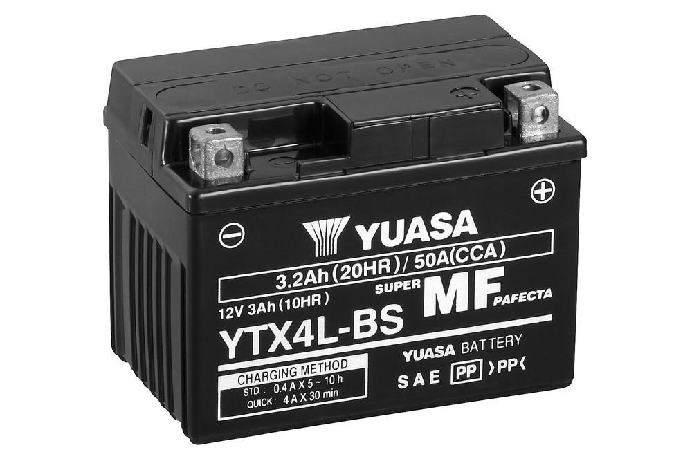Bild Yuasa Motorrad Batterie  YTX4L     12V/3,2Ah