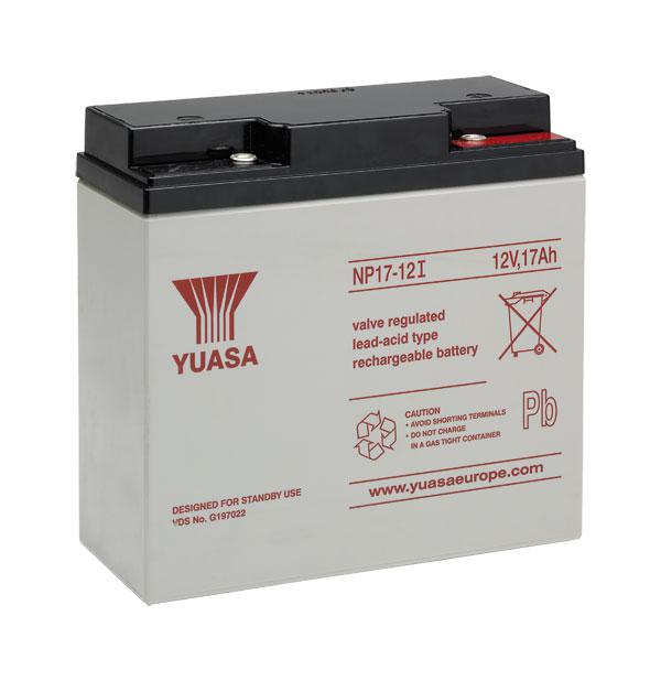 Yuasa Bleiakku mit 12V und 17Ah – NP17-12I VDS