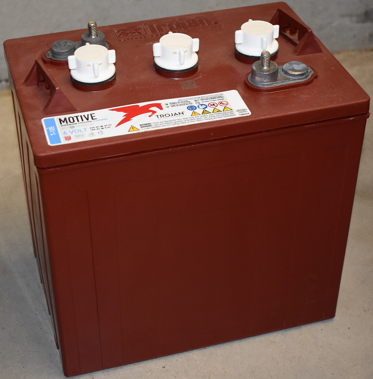 Trojan T-105 ELPT Deep-Cycle Blei-Säure Batterie 6V 225Ah Trojan T-105 ELPT Deep-Cycle Blei-Säure Batterie 6V 225Ah