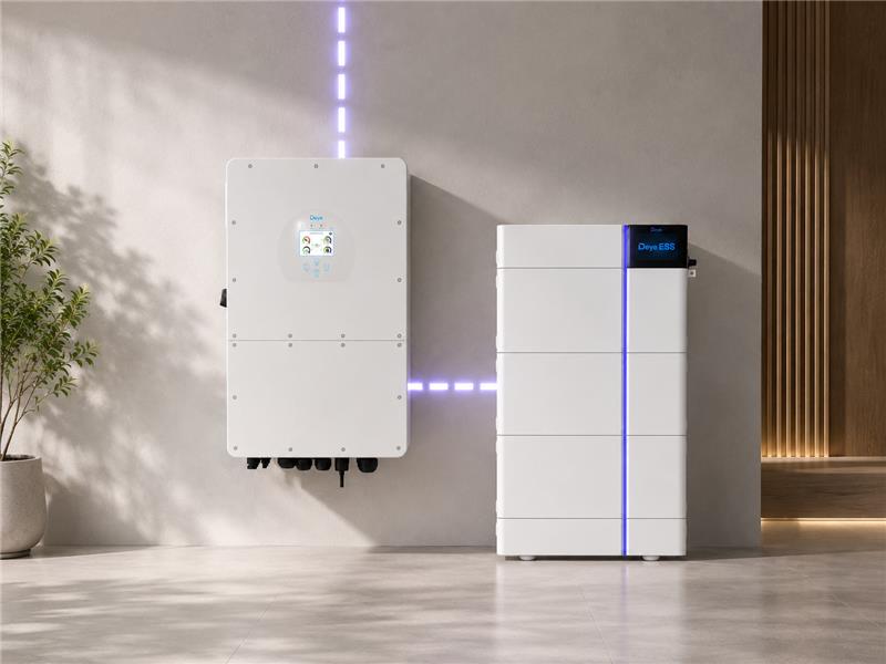 Hochvolt PV-Set bestehend aus: Deye SUN-12kW 3Phasen Hybrid-Wechselrichter & Deye GB-L PRO mit 16kWh