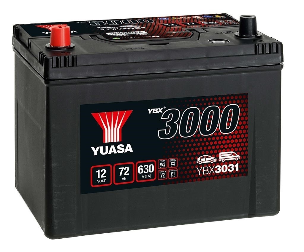 Bild Yuasa Auto Batterie YBX3031 12V 72Ah 630A