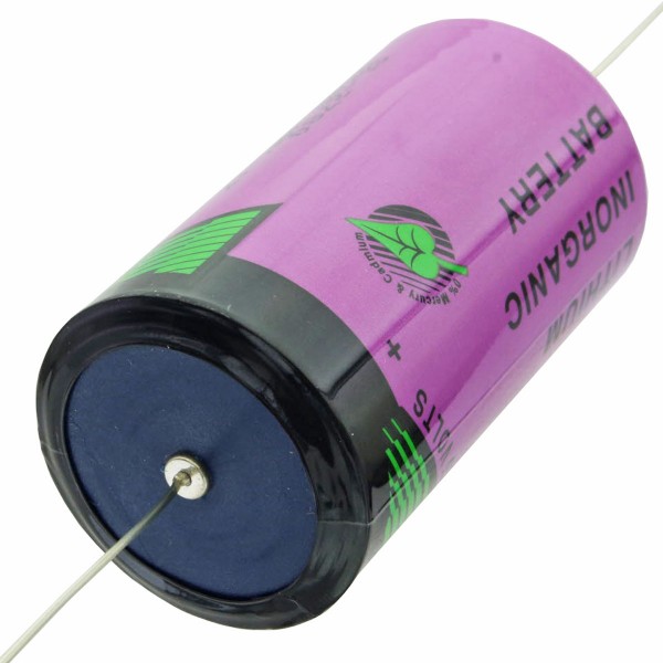 Tadiran Lithium D 3,6V 19Ah 61,3x32,9mm axialer Draht TADSL2780P