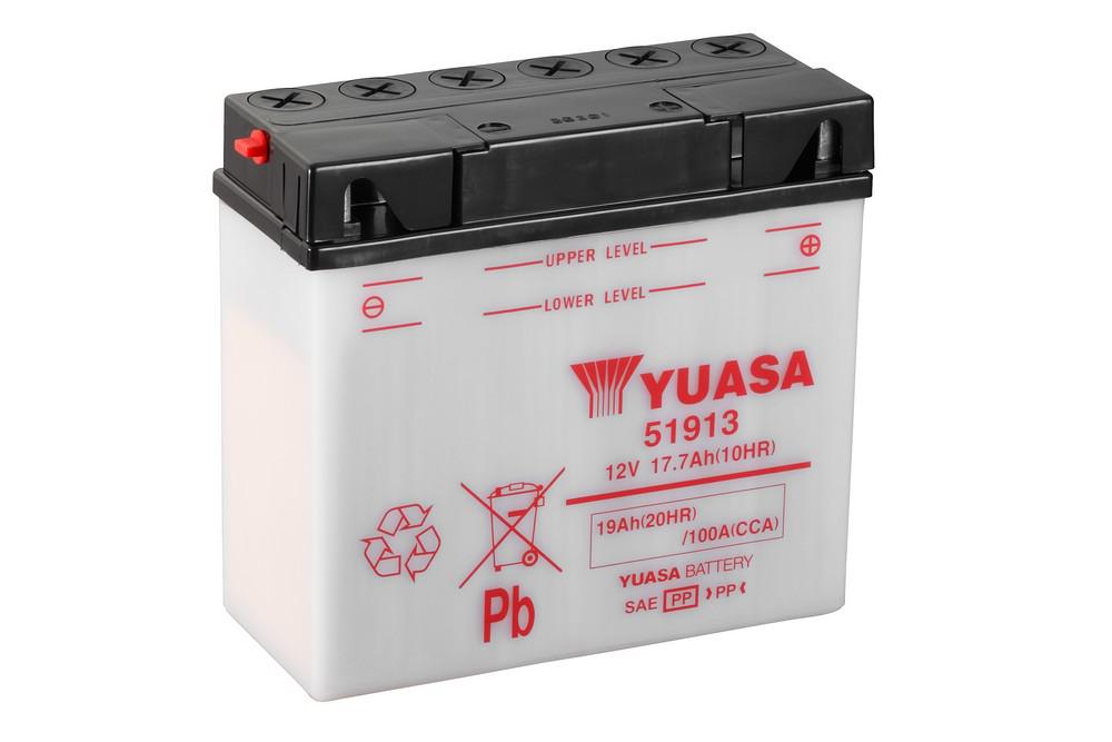 Yuasa 51913-DC - Robuster 12V Bleiakku für Zuverlässige Energieversorgung und Leistung