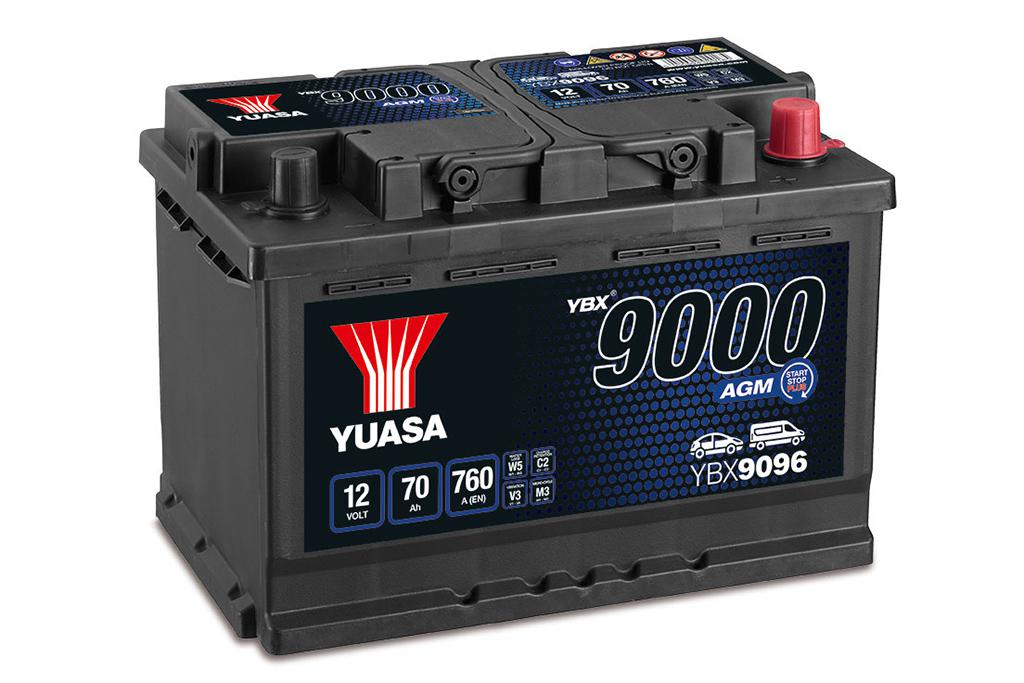 Yuasa Auto Batterie YBX9096  (DIN57412)  12V/70Ah C20
