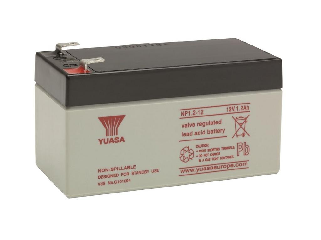 Yuasa Bleiakku mit 12V und 1,2Ah – NP1.2-12 VdS