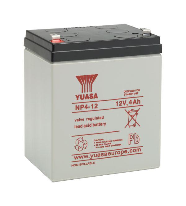 Yuasa Bleiakku mit 12V und 4Ah – NP4-12