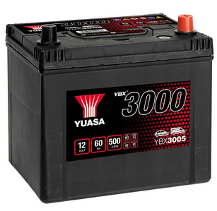 Bild Yuasa Auto Batterie YBX3005 (DIN56068) 12V/60Ah C20