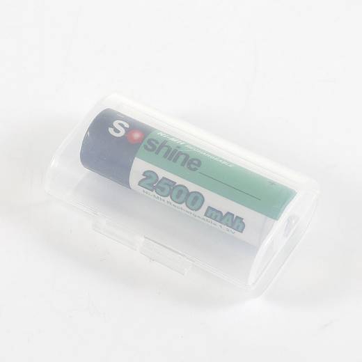 Soshine Batteriebox 2x Mignon (AA), 14500 Soshine SBC-008 (L x B x H) 53.3 x 35.4 x 17.8 mm