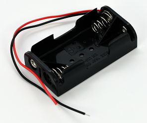 Batteriehalter mit Kabel  für 2x AA