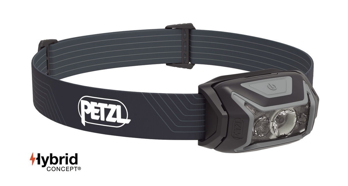 Bild PETZL  ACTIK Stirnlampe - grau