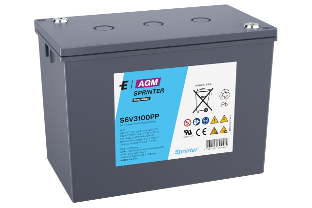 Bild Exide Sprinter S6V3100PP Bleiakku mit 6 V und 195 Ah