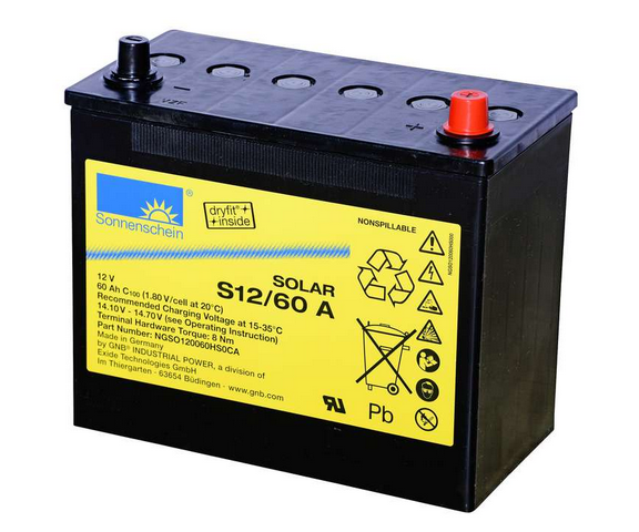 Bild Sonnenschein Bleiakku S12/60 A inkl. MTZ