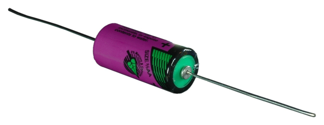 Tadiran Lithium 2/3AA 3,6V 1,5Ah mit axialen Drähten / CNA