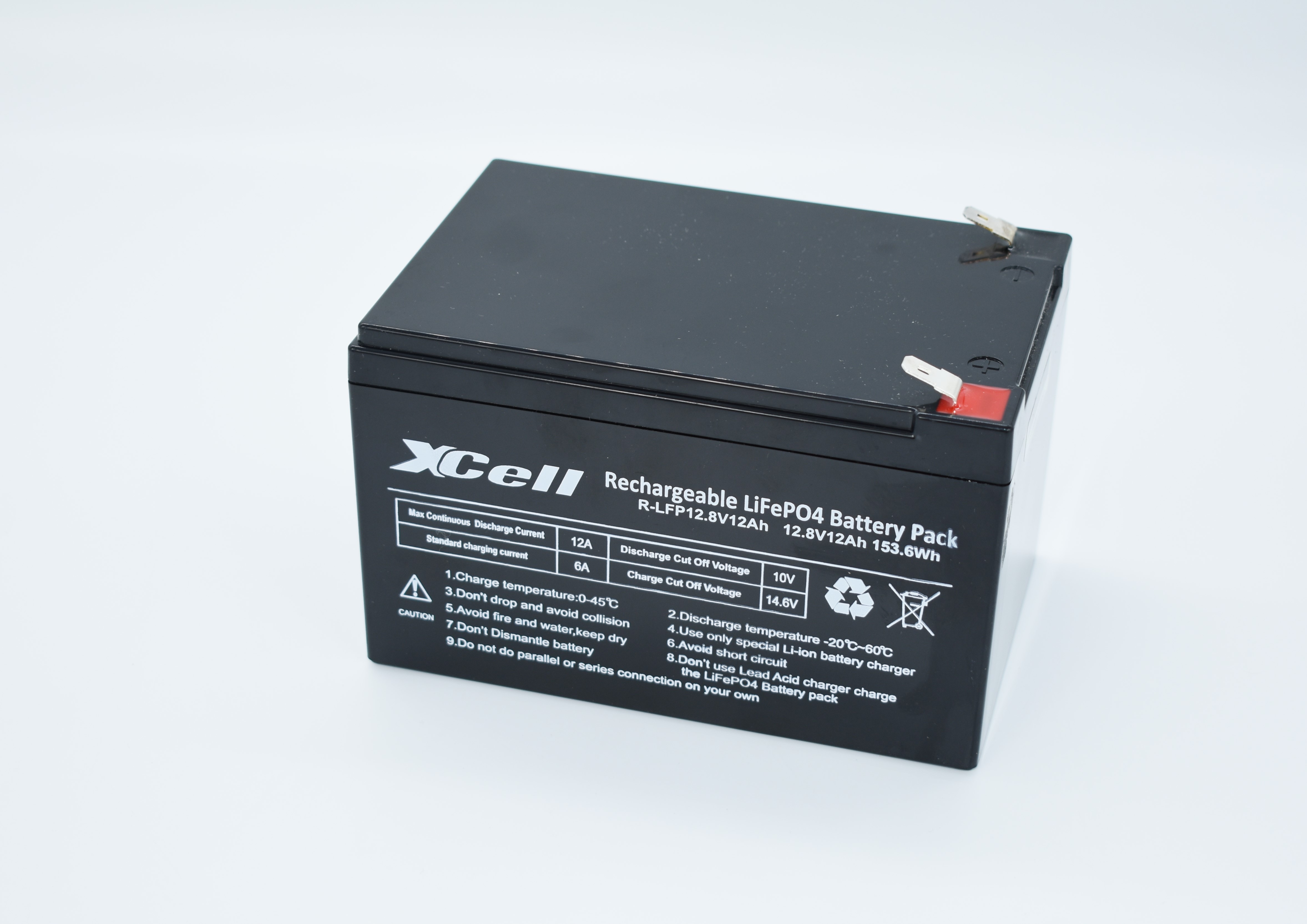 XCELL XCELFP1212L LiFePO₄ Akku mit 12,8 V und 12 Ah XCELL XCELFP1212L LiFePO₄ Akku mit 12,8 V und 12 Ah