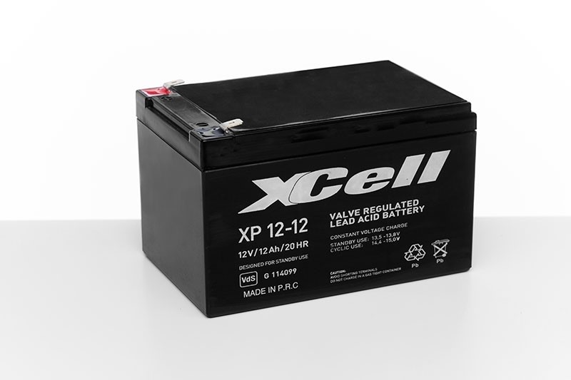 Bild XCELL XP12-12F2 Bleiakku Bleiakku mit VdS Zulassung – 12 V und 12 Ah