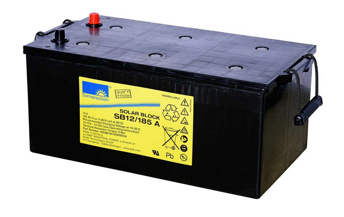 Bild Sonnenschein SB12/185 A – 12 V 185 Ah Gel-Solarbatterie