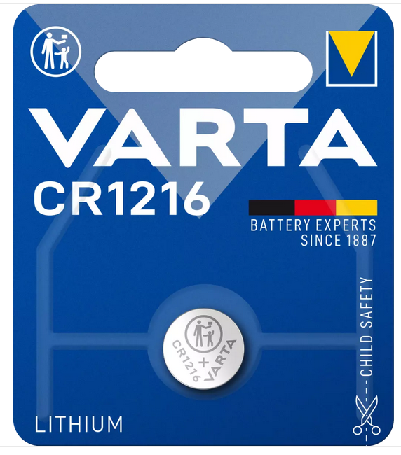 Varta Lithium Knopfzelle CR1216 Einzelblister
