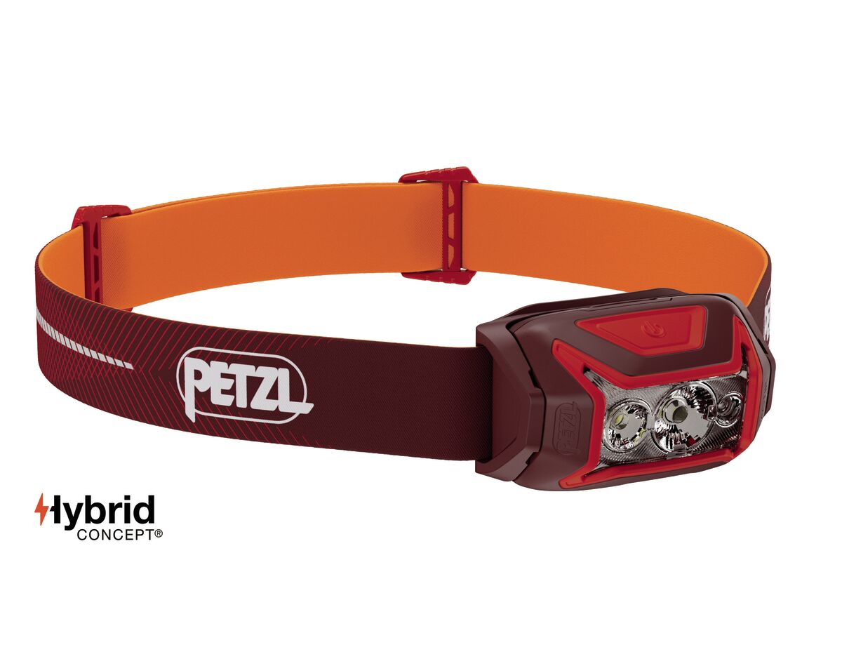PETZL  ACTIK CORE Stirnlampe - rot